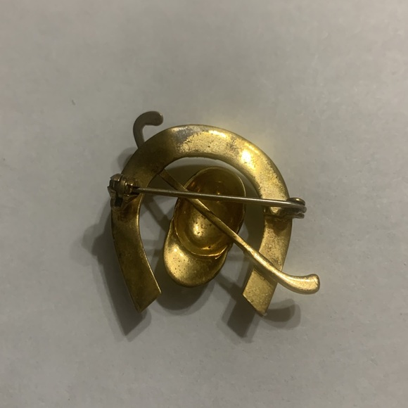 VERY OLD ANTIQUE.. Equestrian Brooch / Pin - Picture 5 of 5